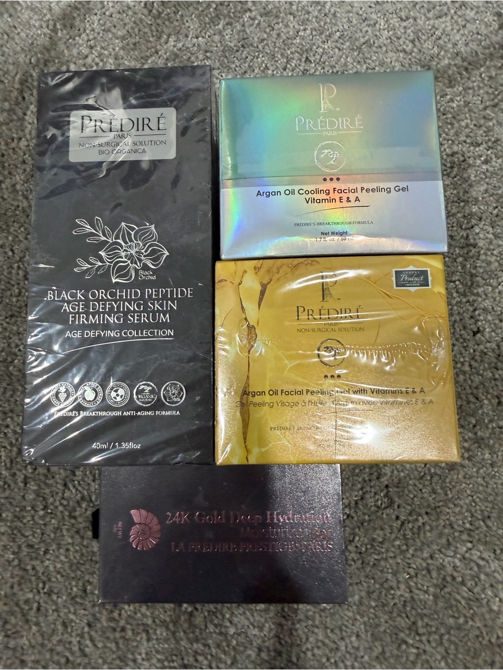 PREDIRÉ Black Orchid Peptide Age Defying Skin Firming Serum - Black